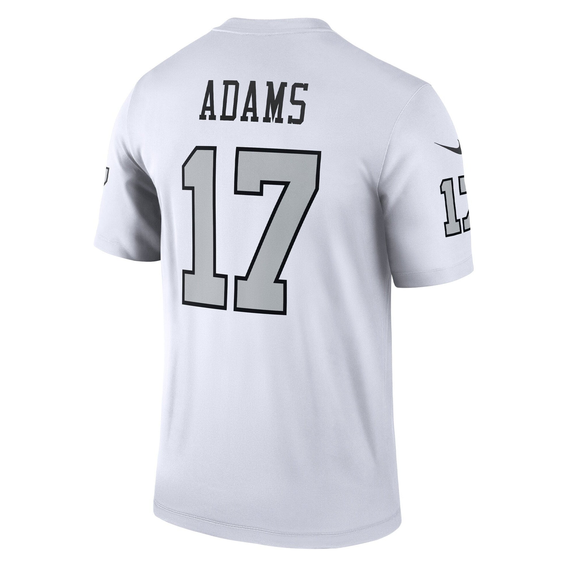 Davante Adams Las Vegas Raiders Alternate Legend Jersey - White football jersey product view 3