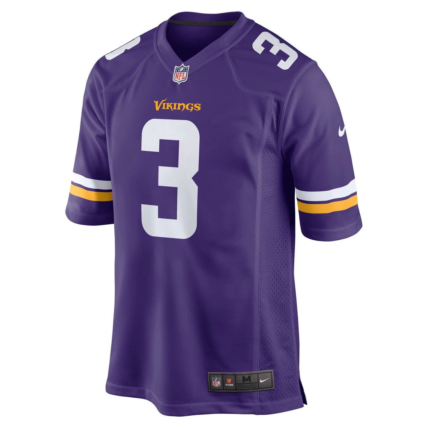 Minnesota Vikings Jordan Addison Purple Game Jersey basketball jersey product view 1