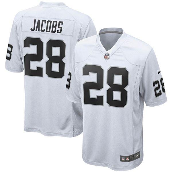 Josh Jacobs Las Vegas Raiders Jersey football jersey product view 1