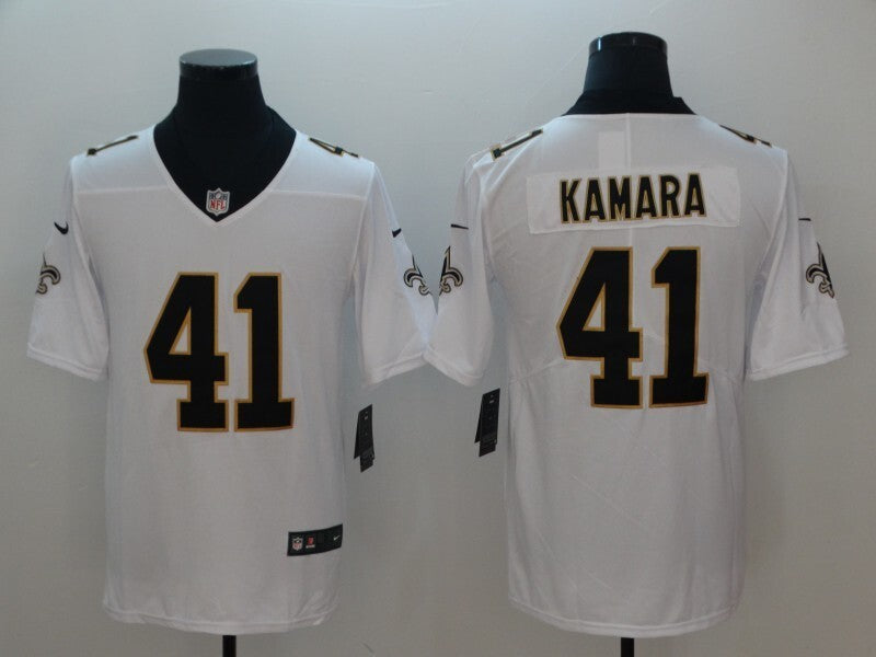 Men's New Orleans Saints Alvin Kamara Jersey-White football jersey product view 1