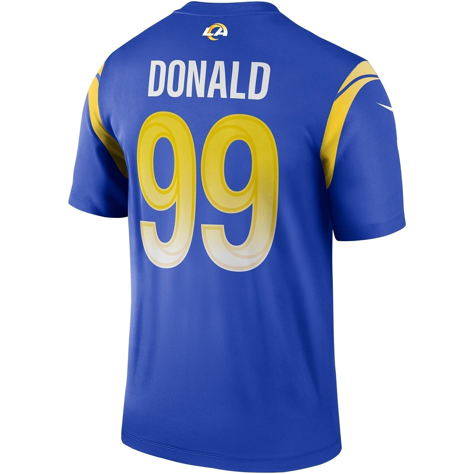 Aaron Donald Los Angeles Rams Legend Jersey - Royal football jersey product view 3
