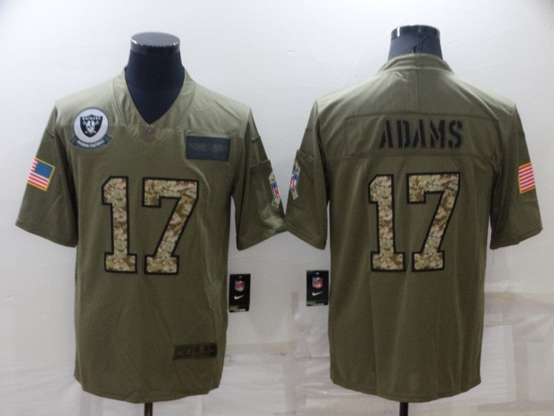 Men's Las Vegas Raiders Davante Adams #17 Brown Game Player Jersey1 football jersey product view 1