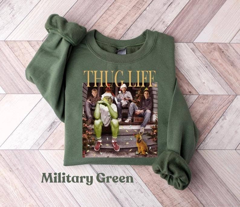 Thug Life Christmas Sweatshirt - Holiday Movie Shirt Unisex T-shirt, Sweatshirt, Hoodie, Long Sleeve Tee - T-Shirt, Sweatshirt, Hoodie