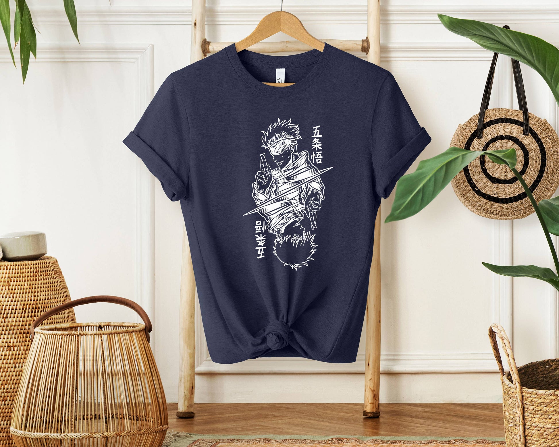 Satoru Gojo Anime Shirt  Jujutsu Kaisen Gift Tee Unisex Unisex T-shirt, Sweatshirt, Hoodie, Long Sleeve Tee - T-Shirt, Sweatshirt, Hoodie
