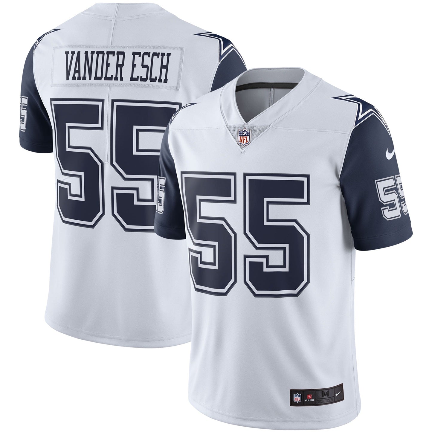 Leighton Vander Esch Dallas Cowboys Color Rush Vapor Limited Jersey - White football jersey product view 1