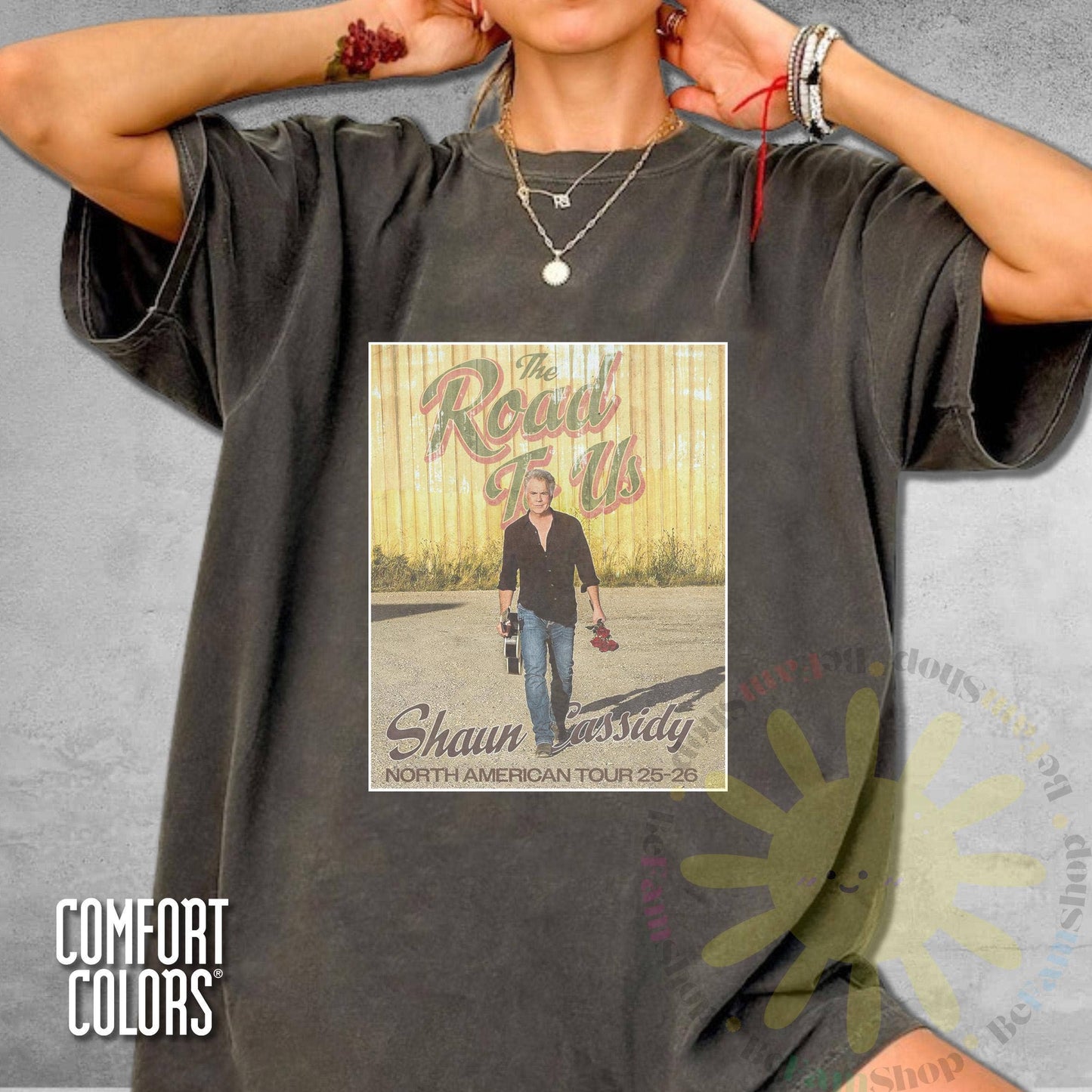 Road To Us Tour 2025 Shirt Custom Apparel Music New Year Unisex T-shirt, Sweatshirt, Hoodie, Long Sleeve Tee - T-Shirt, Sweatshirt, Hoodie