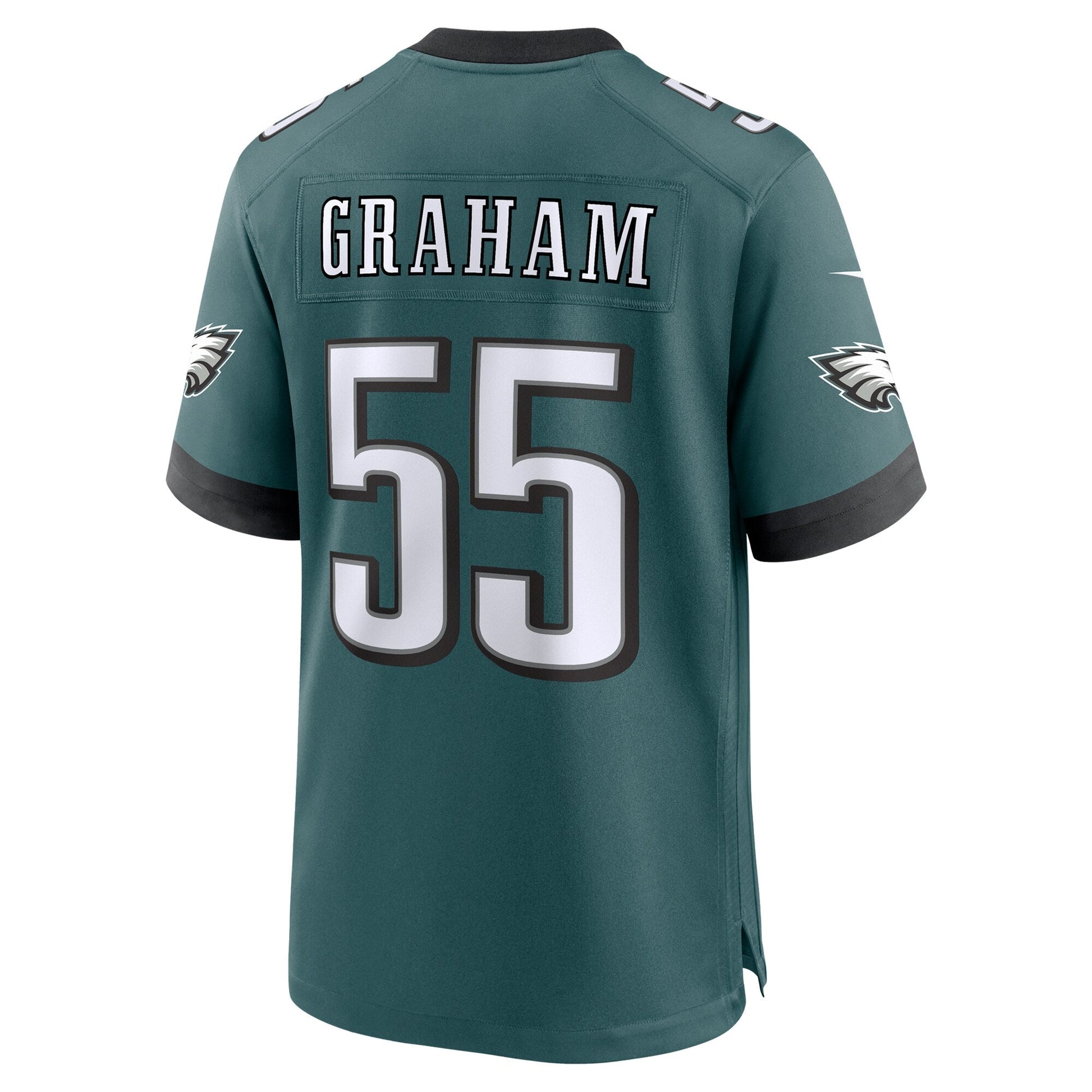 Brandon Graham Philadelphia Eagles Team Game Jersey - Midnight Green football jersey product view 3