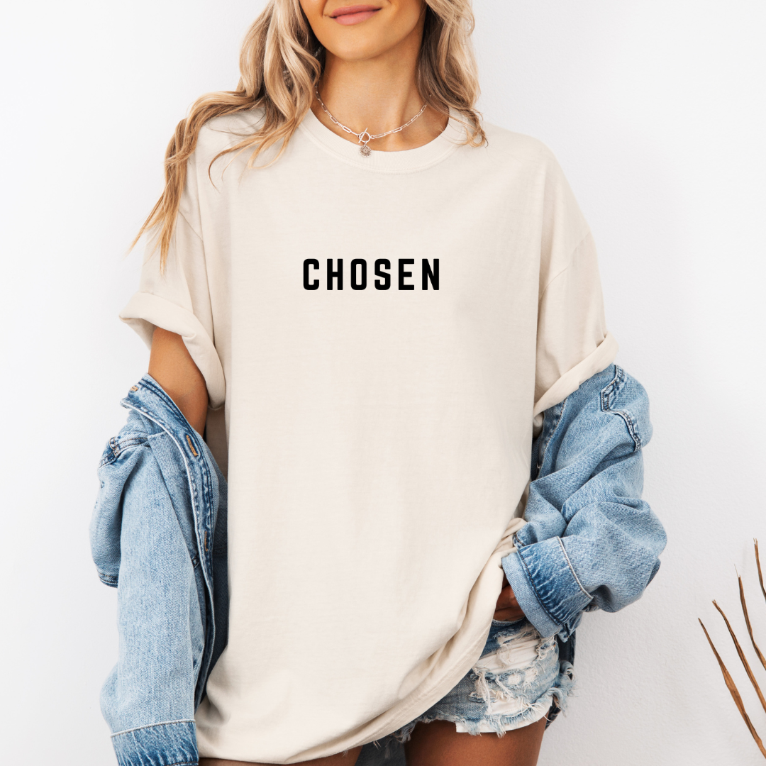 Chosen Christian Graphic Tee - Faith Tee - SummerTee Unisex T-shirt, Sweatshirt, Hoodie, Long Sleeve Tee - T-Shirt, Sweatshirt, Hoodie