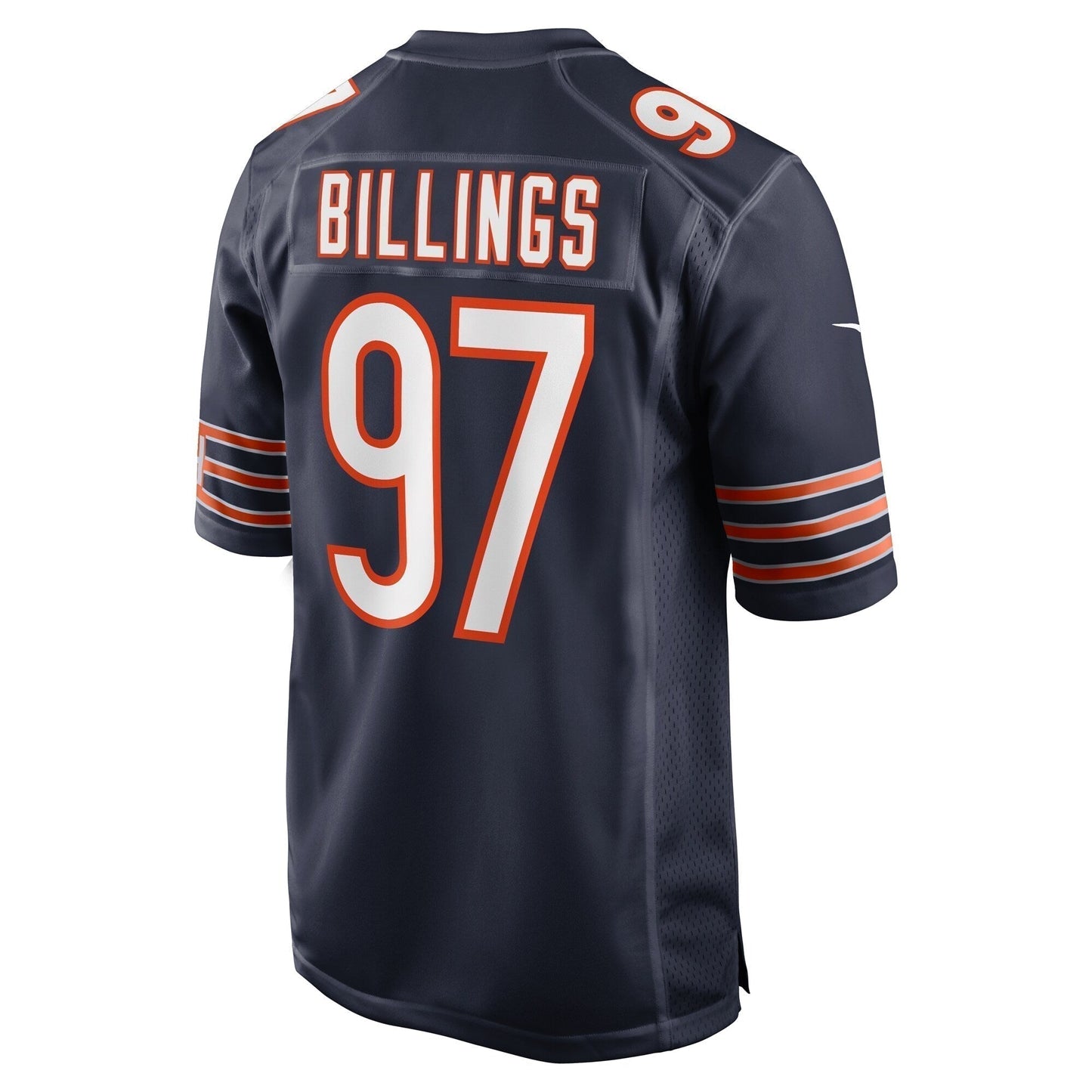 Andrew Billings Chicago Bears Game Jersey - Navy football jersey product view 3