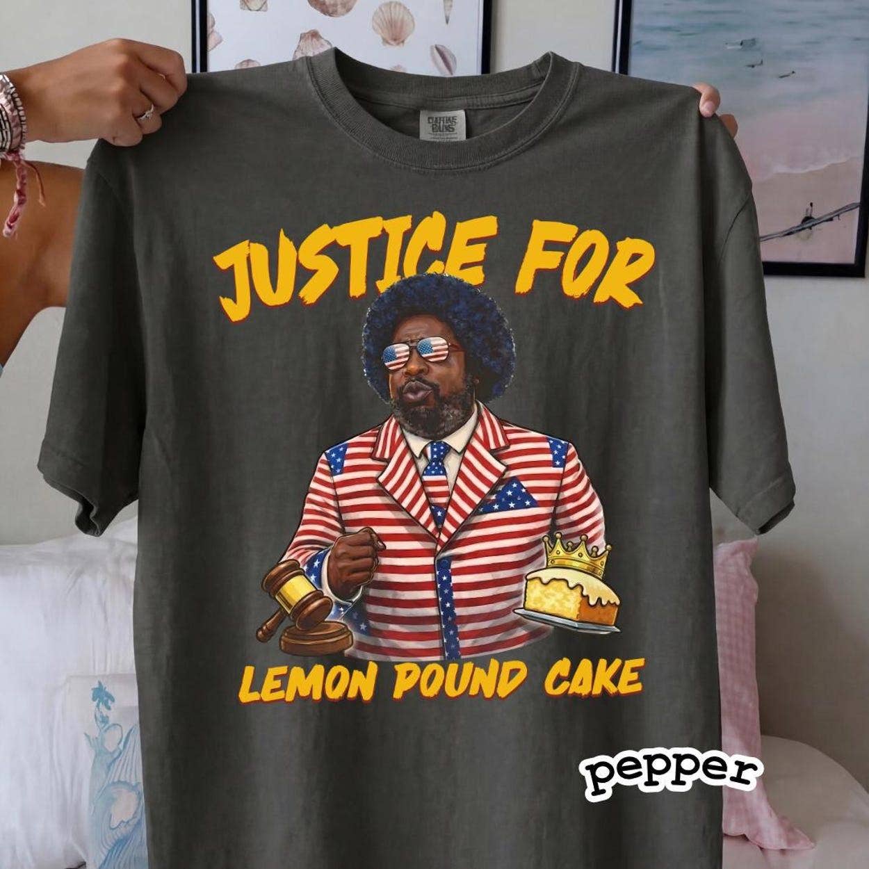 Lemon Pound Cake Afroman Funny Dessert Cotton Tee Unisex T-shirt, Sweatshirt, Hoodie, Long Sleeve Tee - T-Shirt, Sweatshirt, Hoodie