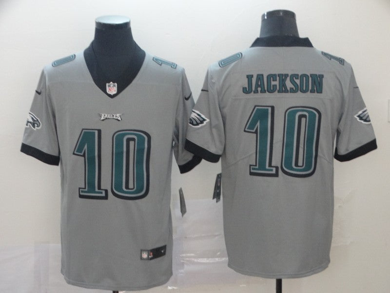 Men's Philadelphia Eagles Desean Jackson #10 Gray Game Jersey1 football jersey product view 1