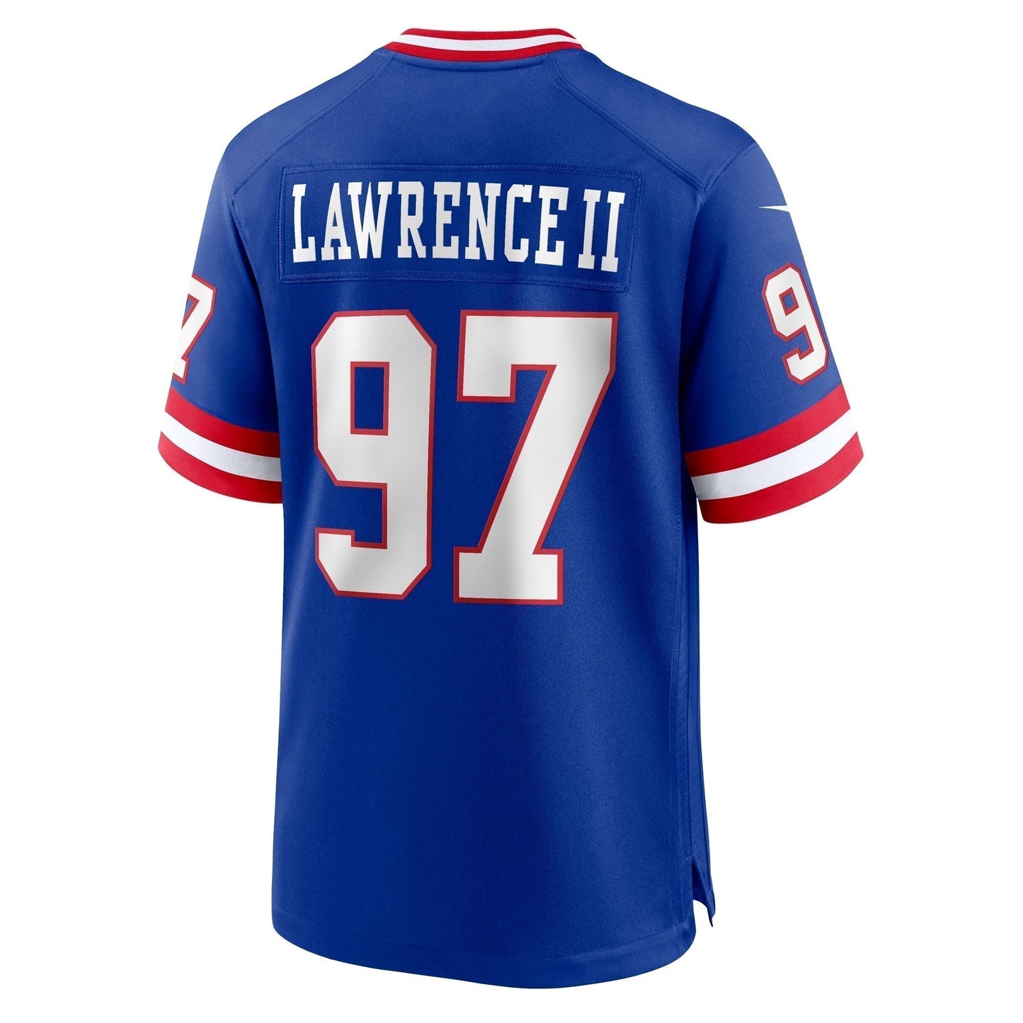 Dexter Lawrence II New York Giants Classic Game Jersey - Royal football jersey product view 3