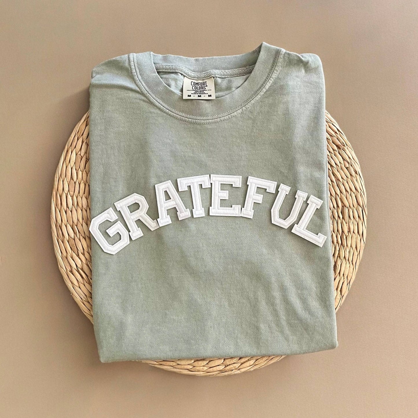 Comfort Colors Grateful Shirt, Thankful Shirt Unisex T-shirt, Sweatshirt, Hoodie, Long Sleeve Tee - T-Shirt, Sweatshirt, Hoodie