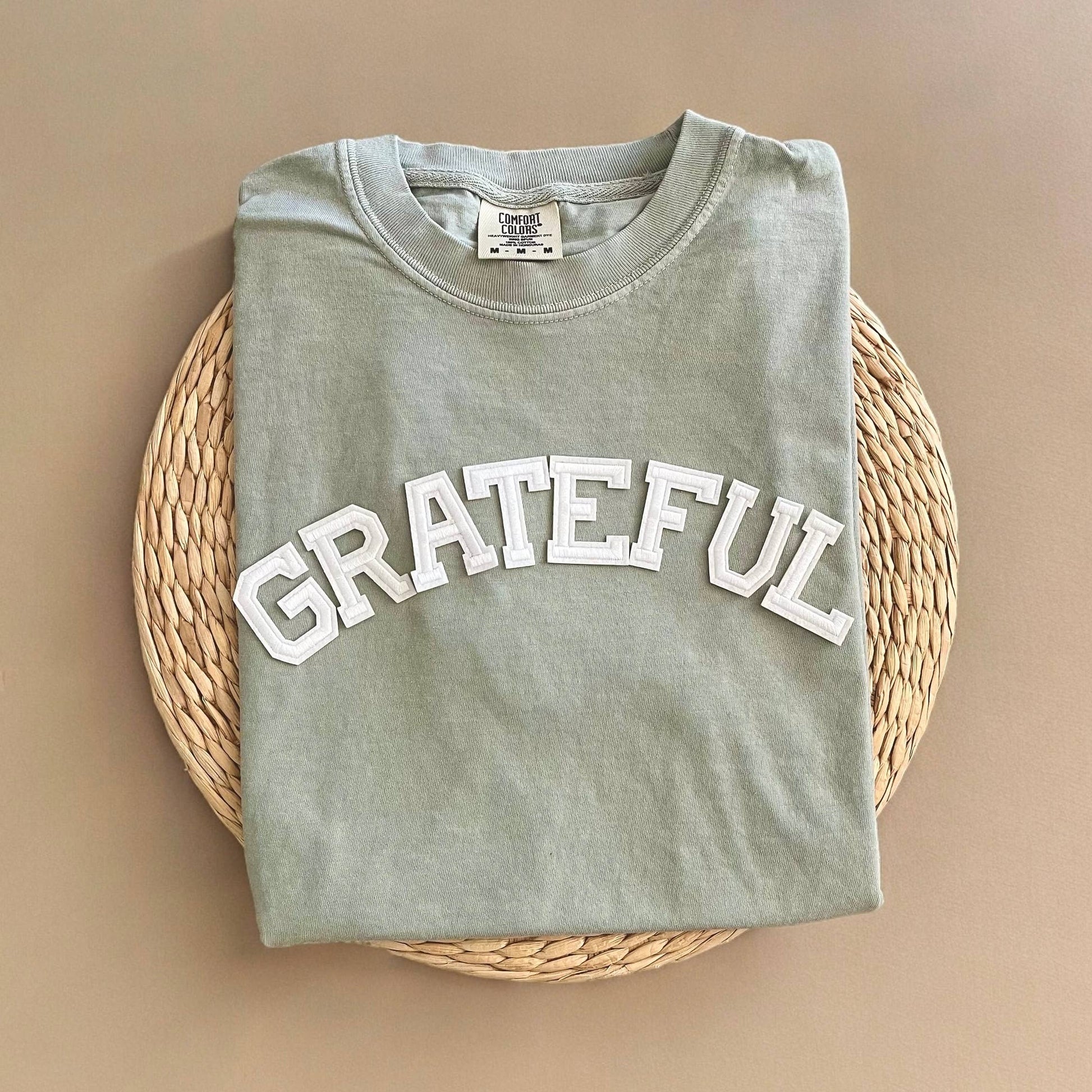 Comfort Colors Grateful Shirt, Thankful Shirt Unisex T-shirt, Sweatshirt, Hoodie, Long Sleeve Tee - T-Shirt, Sweatshirt, Hoodie