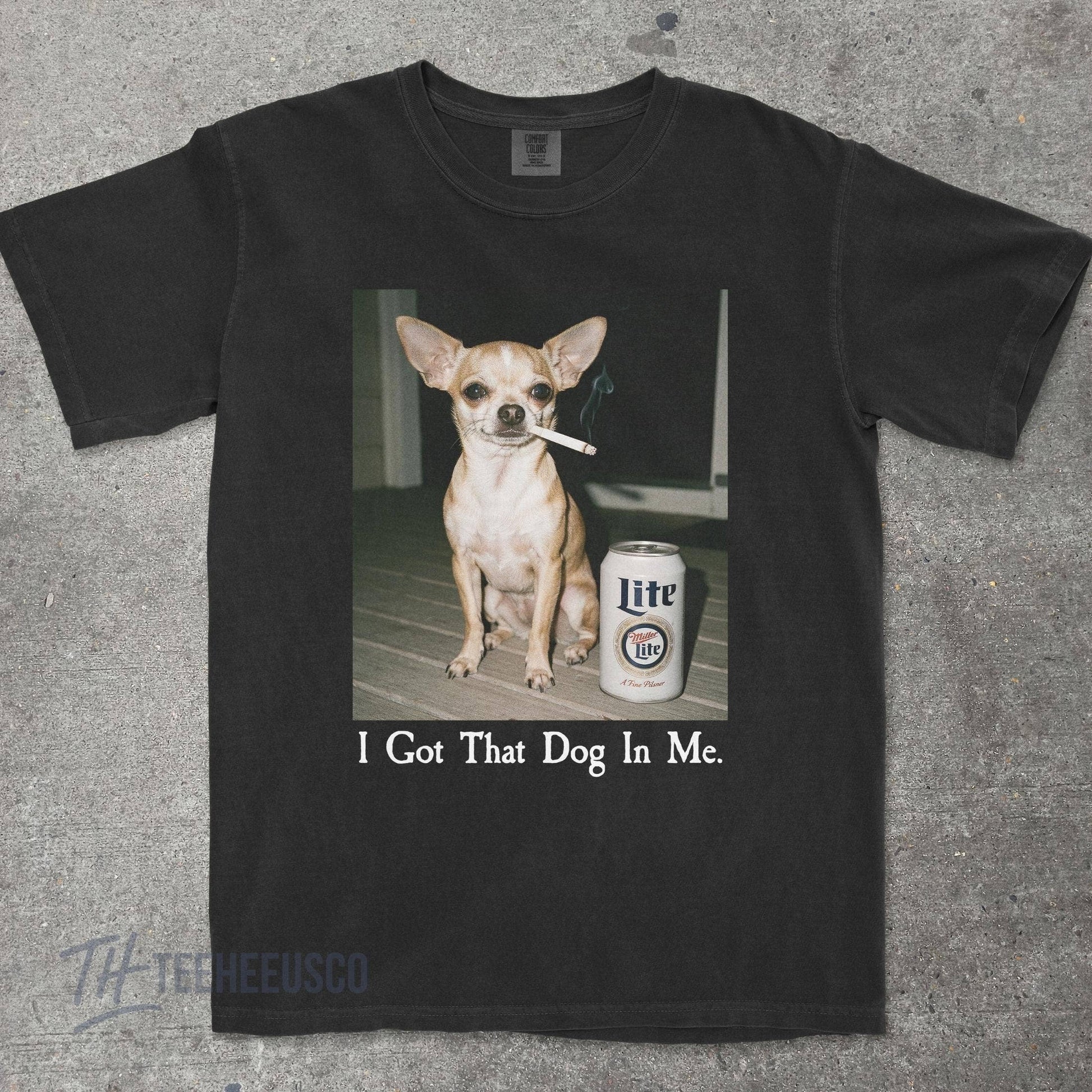 Chihuahua Smoking Beer T-Shirt - Funny Dog Lover Tee Unisex T-shirt, Sweatshirt, Hoodie, Long Sleeve Tee - T-Shirt, Sweatshirt, Hoodie