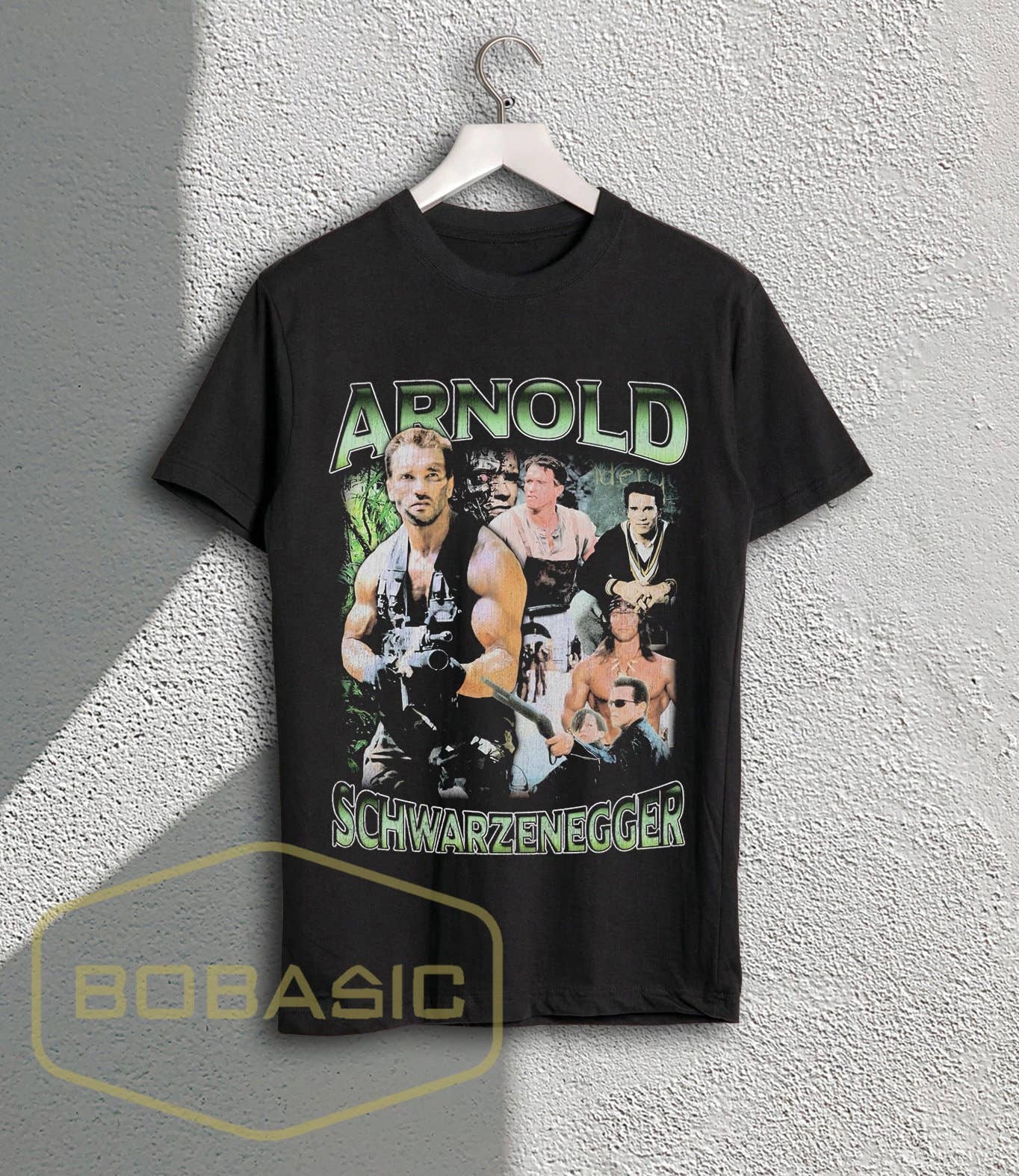 Arnold Schwarzenegger T-Shirt 90s Vintage Retro Rap Hip Hop Unisex T-shirt, Sweatshirt, Hoodie, Long Sleeve Tee - T-Shirt, Sweatshirt, Hoodie