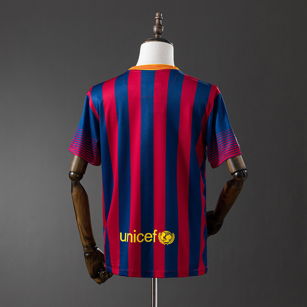 Barcelona 13/14 Home Retro Jersey sports jersey product view 2