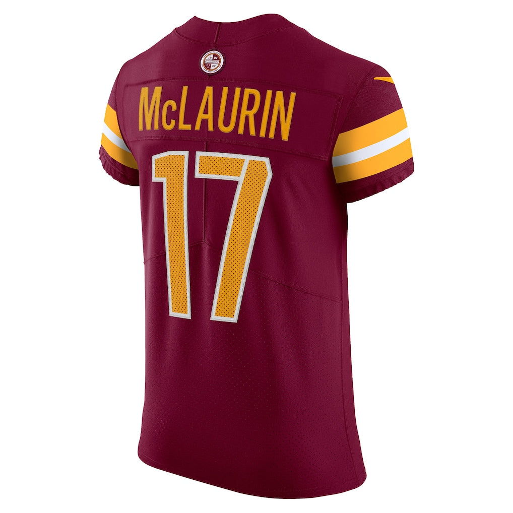 W.Commanders#17 Terry McLaurinBurgundy Vapor Elite Jersey football jersey product view 1