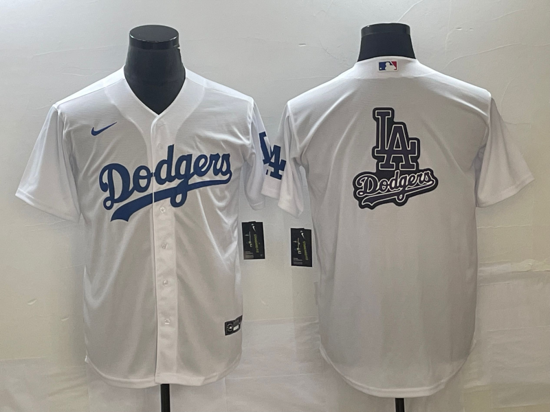 Men's Los Angeles Dodgers White Home Replica Team Jersey baseball jersey product view 1