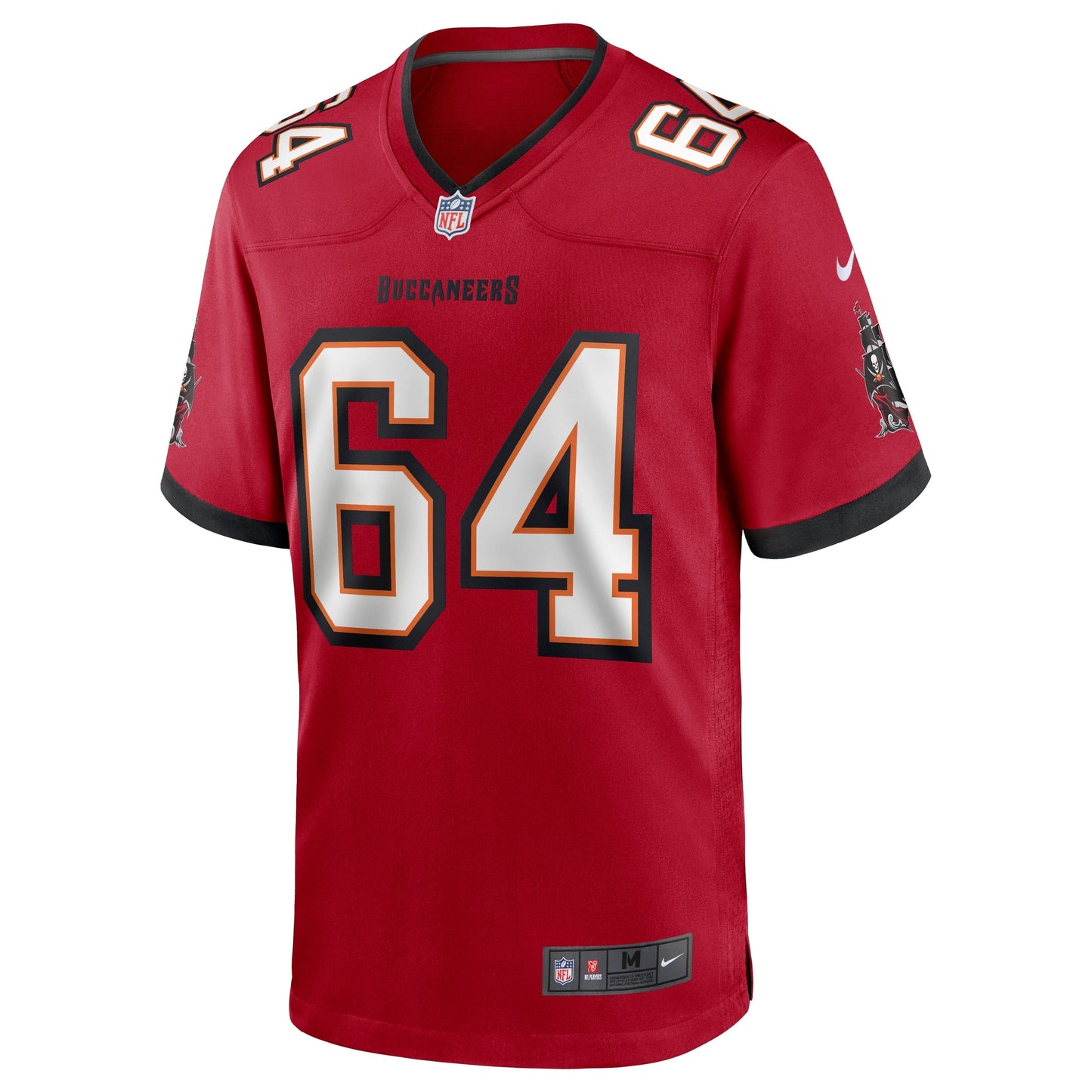 Aaron Stinnie Tampa Bay Buccaneers Game Jersey - Red football jersey product view 2