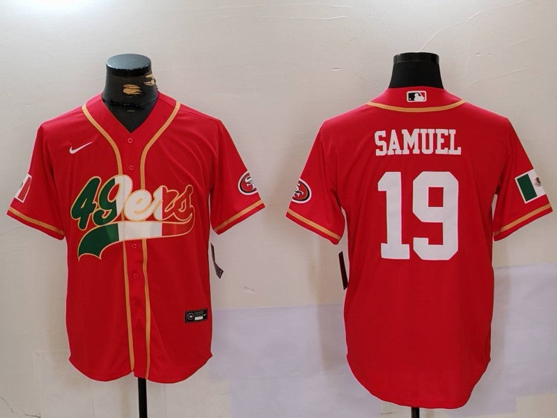 Men's San Francisco 49ers Deebo Samuel Scarlet Game Jersey football jersey product view 1