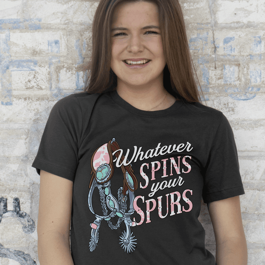 173 Spin Spurs-Black Heather Unisex T-shirt, Sweatshirt, Hoodie, Long Sleeve Tee - T-Shirt, Sweatshirt, Hoodie
