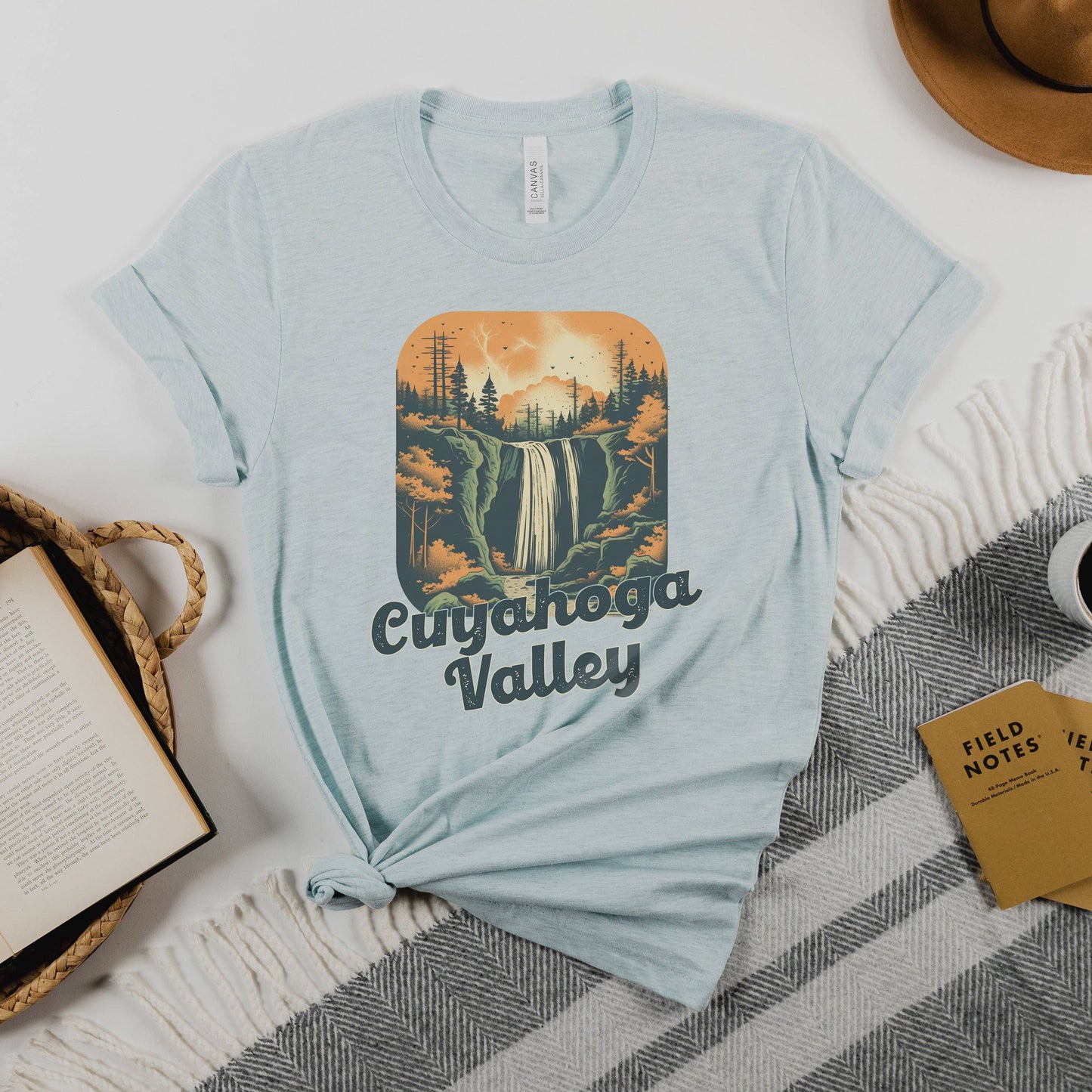 Cuyahoga Valley | National Parks | Sizes XS-2XL Unisex T-shirt, Sweatshirt, Hoodie, Long Sleeve Tee - T-Shirt, Sweatshirt, Hoodie