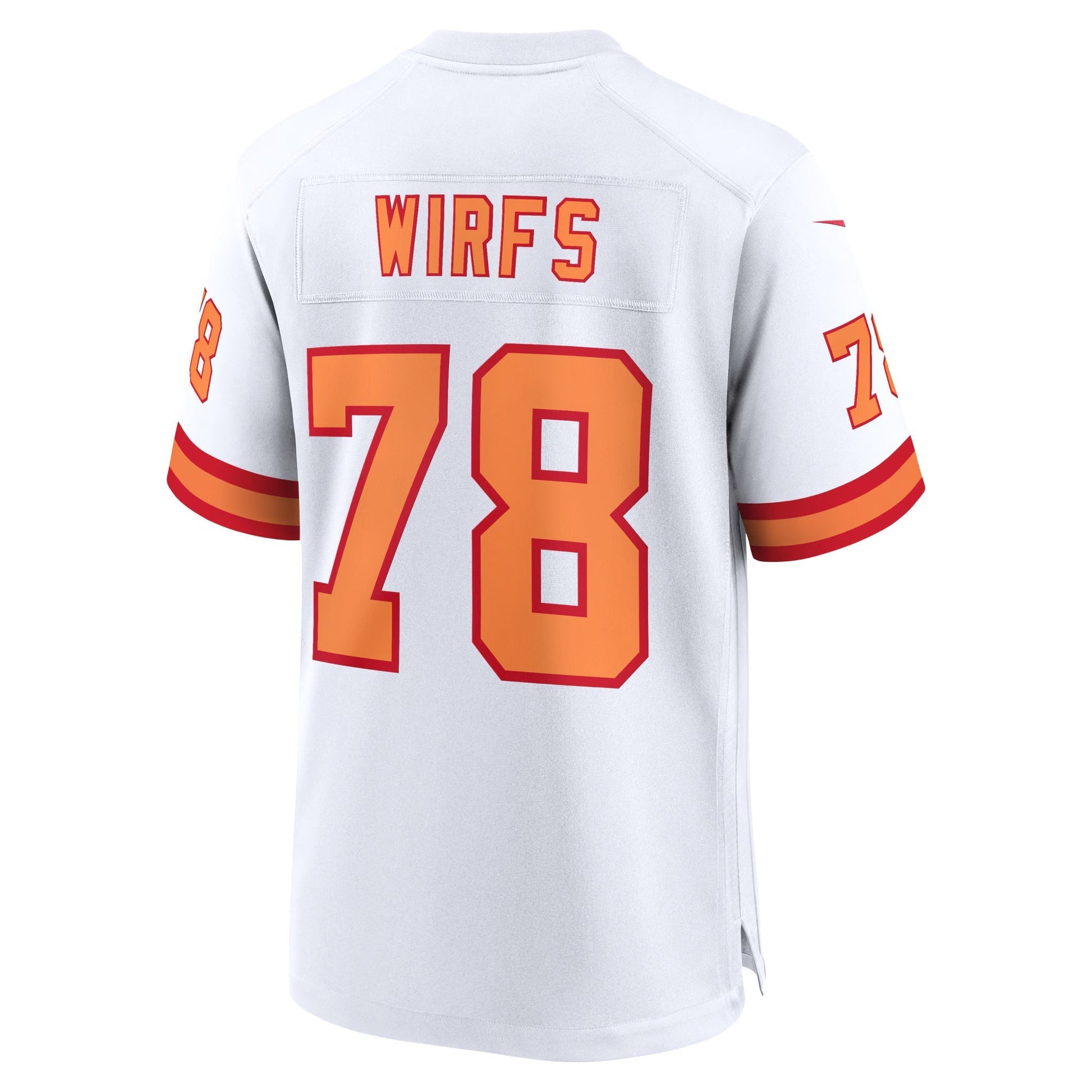 76 Tampa Bay Buccaneers Tristan Wirfs White 50th Season Game Jersey football jersey product view 1