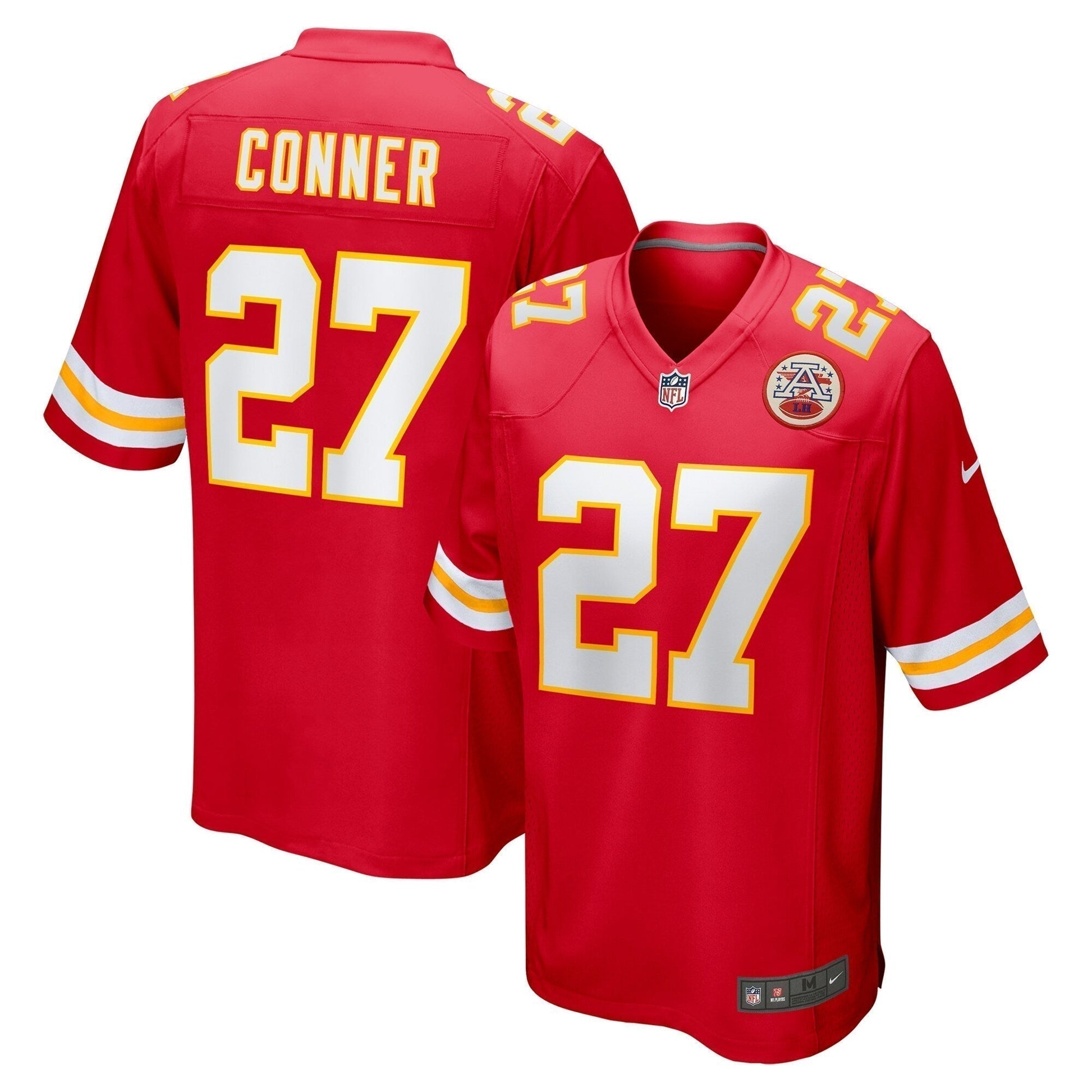 Chamarri Conner Kansas City Chiefs Game Jersey - Red football jersey product view 1