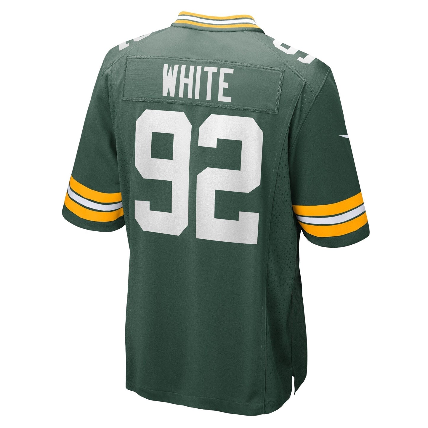 Reggie White Green Bay Packers Retired Game Jersey - Green football jersey product view 3
