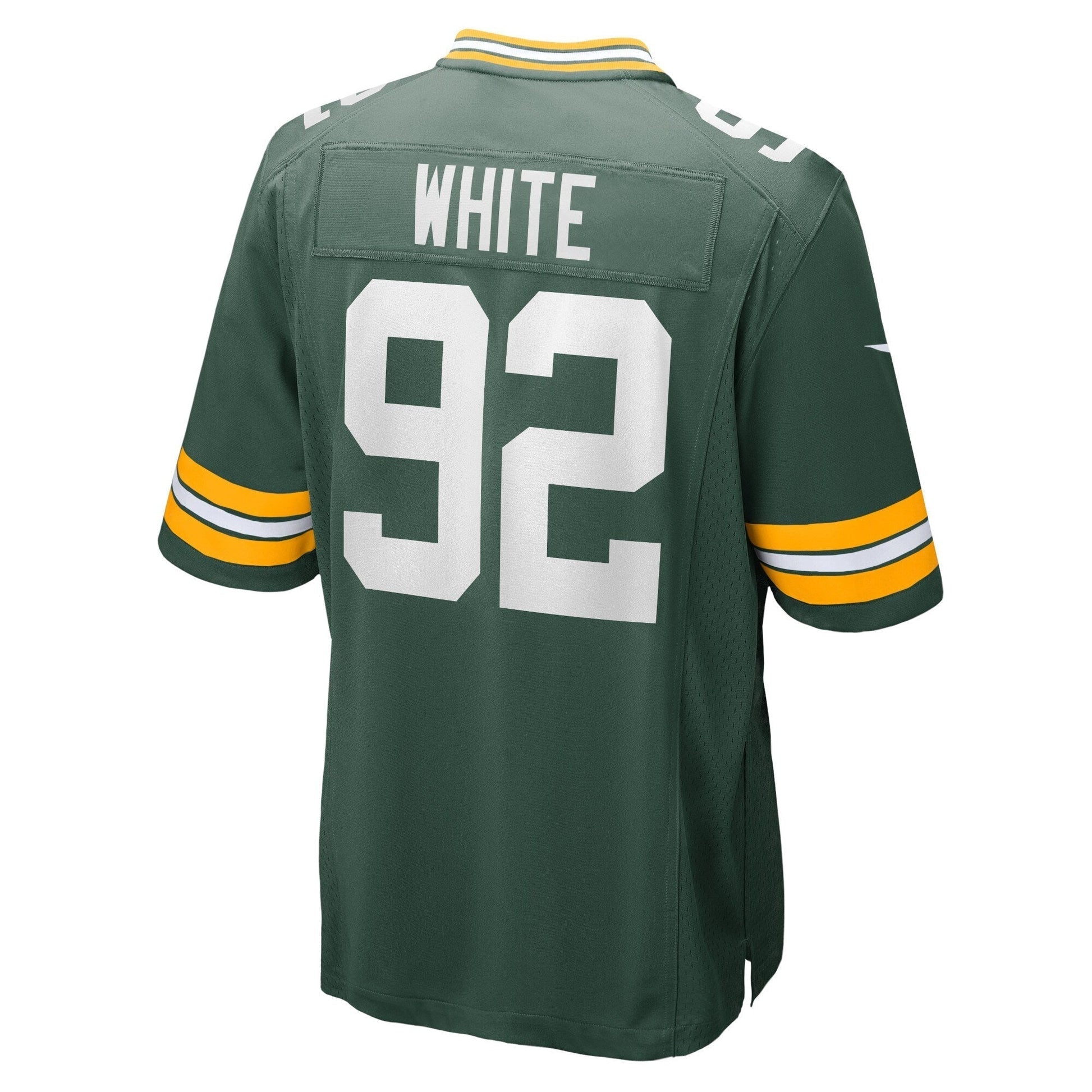 Reggie White Green Bay Packers Retired Game Jersey - Green football jersey product view 3