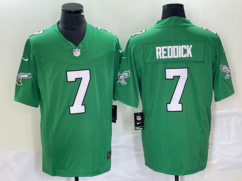 Men's Philadelphia Eagles Haason Reddick Kelly Green Game Jersey football jersey product view 1