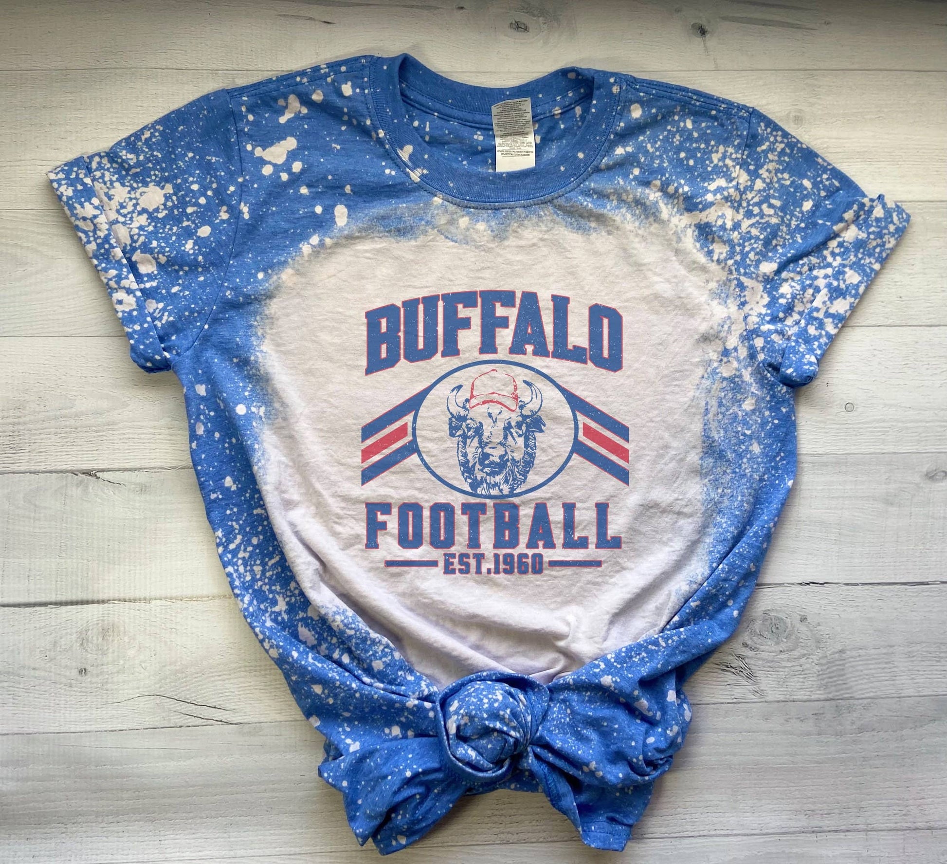 Buffalo Bleached Tee - Gifts For Her, Trendy Buffalo Shirt Unisex T-shirt, Sweatshirt, Hoodie, Long Sleeve Tee - T-Shirt, Sweatshirt, Hoodie