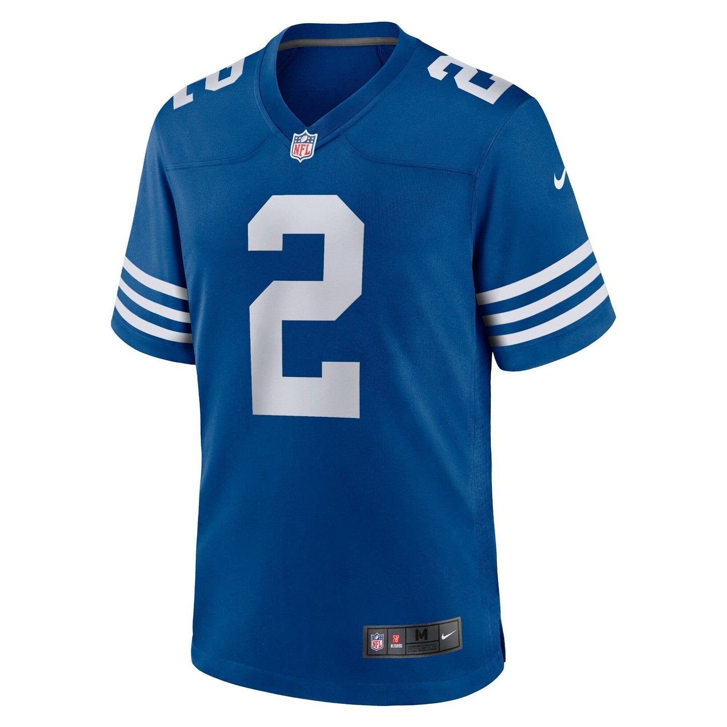 Men's Carson Wentz Royal Indianapolis Colts Alternate Game Jersey football jersey product view 2