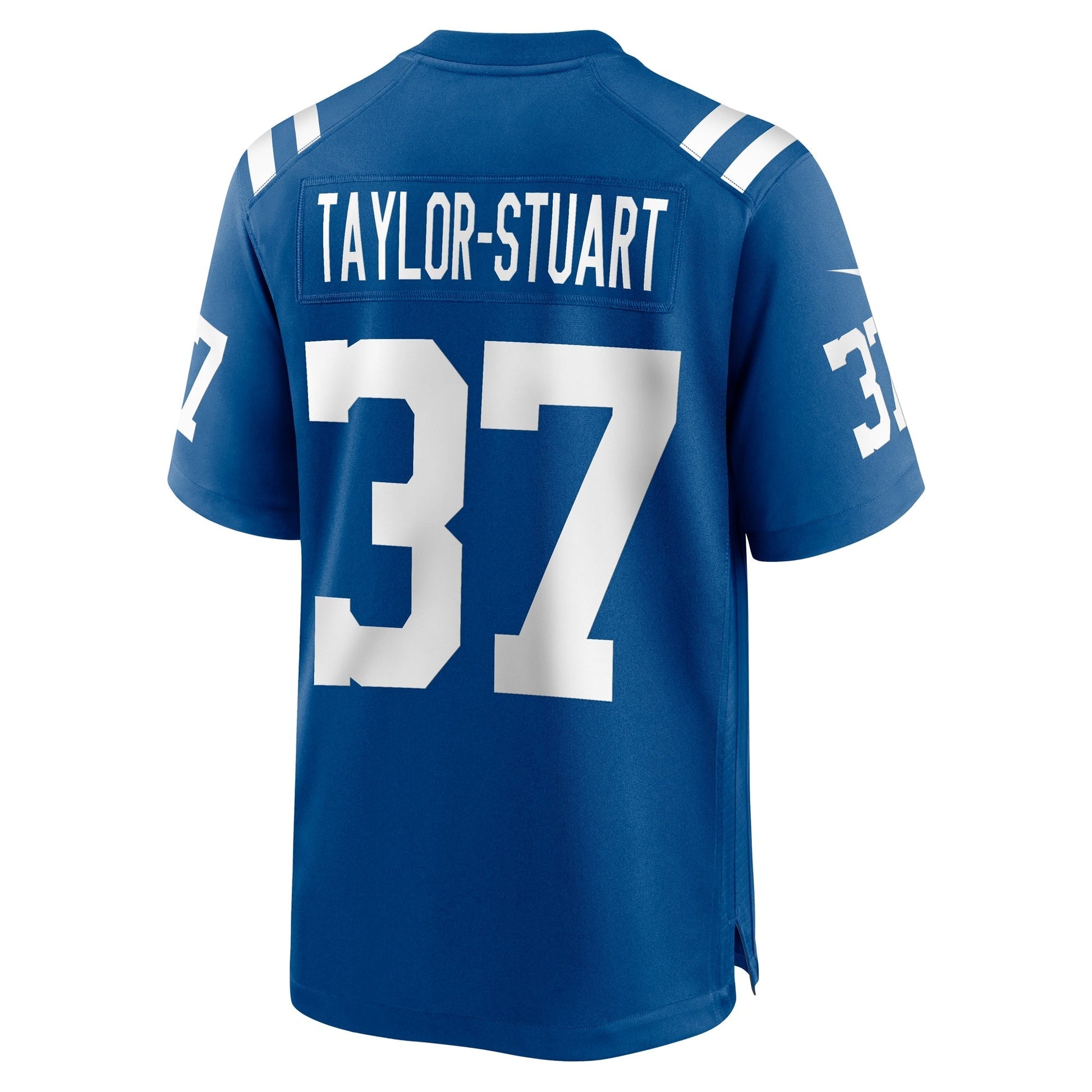 Isaac Taylor-Stuart Indianapolis Colts Team Game Jersey - Royal football jersey product view 3