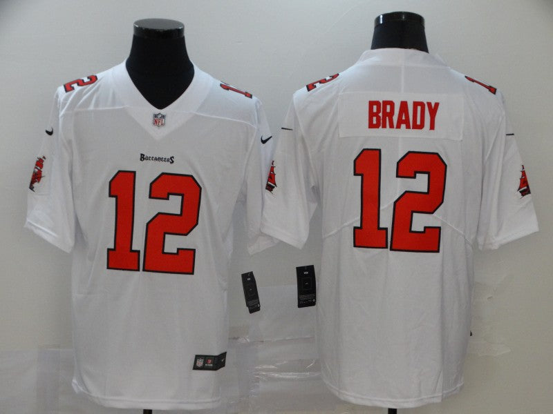 Men's Tampa Bay Buccaneers Tom Brady White Game Jersey football jersey product view 1