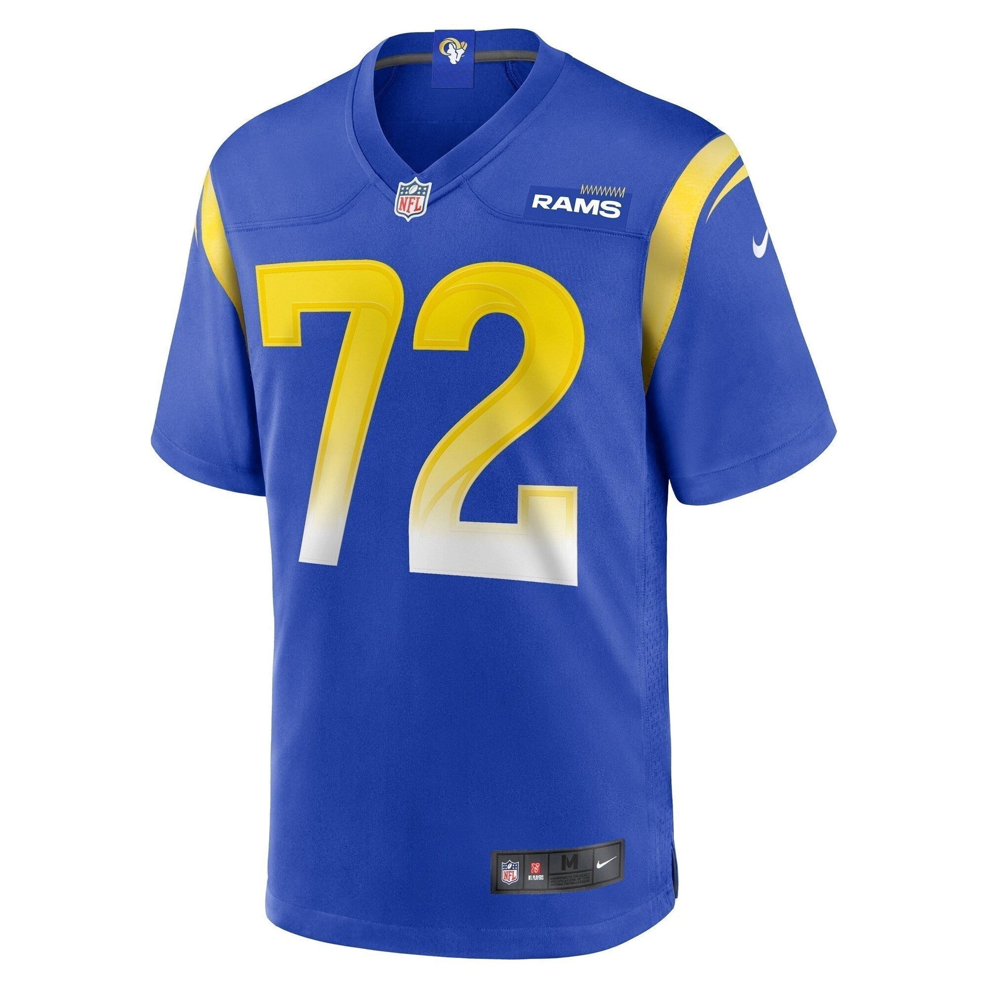 Jonah Jackson Los Angeles Rams Game Jersey - Royal football jersey product view 2