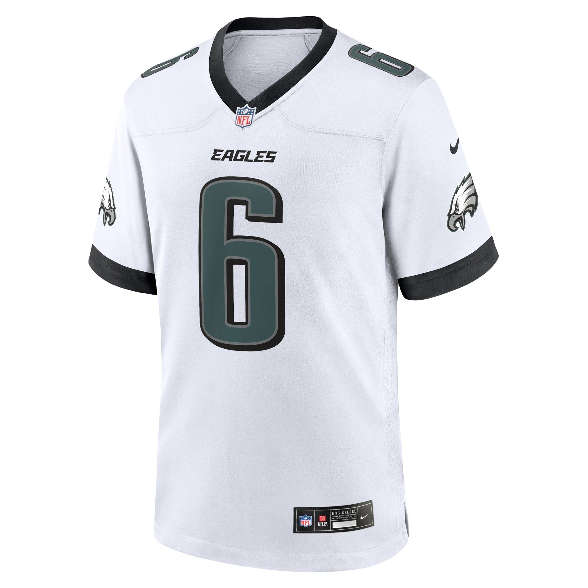 Philadelphia Eagles DeVonta Smith White White Game Jersey football jersey product view 1