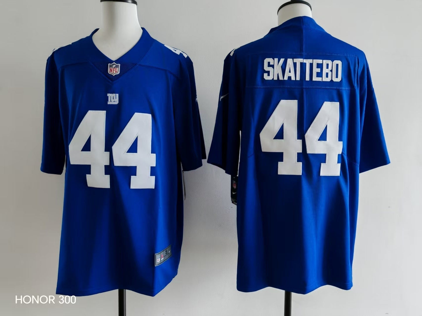 Men's New York Giants Cam Skattebo Jersey-Blue football jersey product view 1