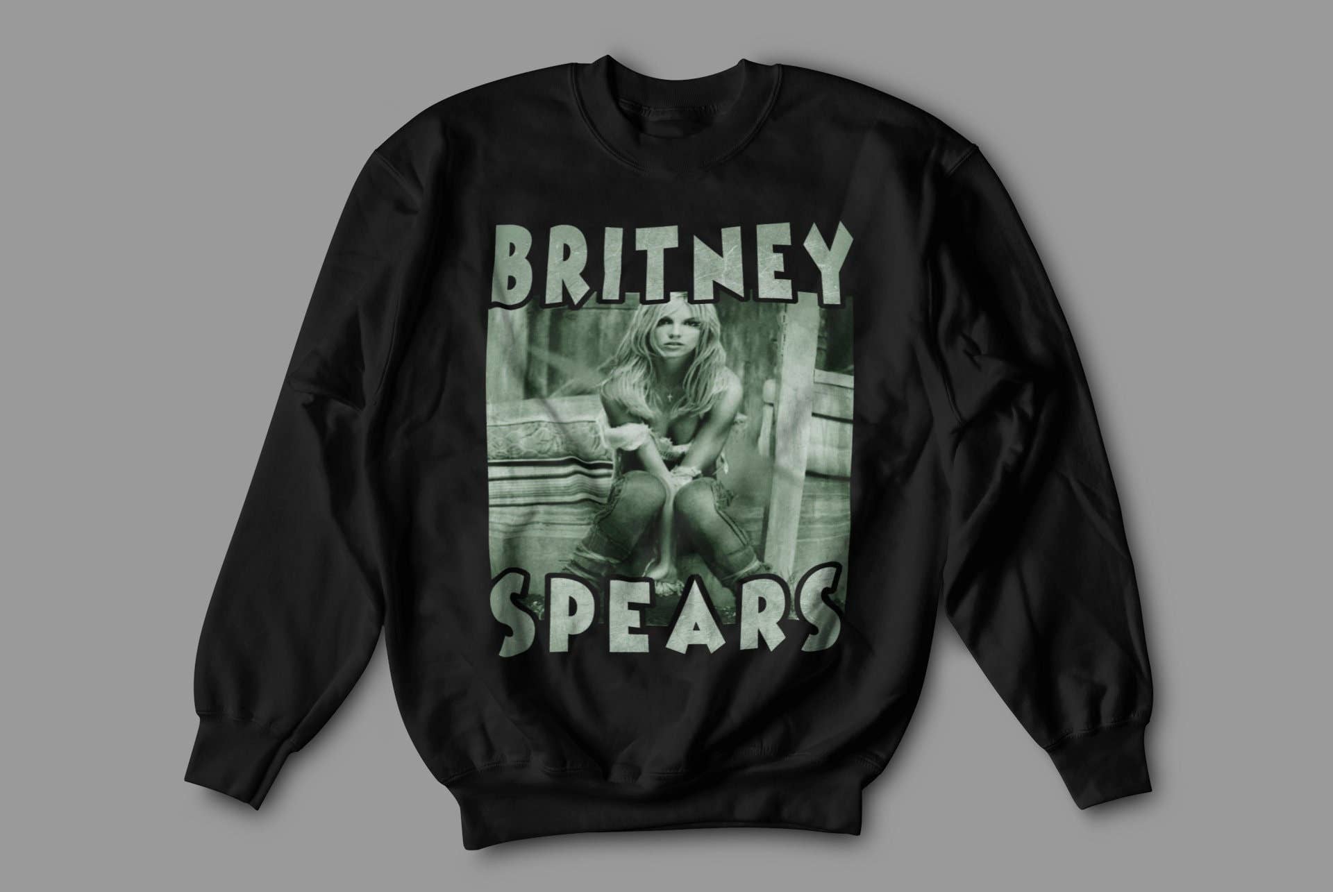 Britney Spears Sweatshirt - 90s Retro Celebrity Vintage Swea Unisex T-shirt, Sweatshirt, Hoodie, Long Sleeve Tee - T-Shirt, Sweatshirt, Hoodie