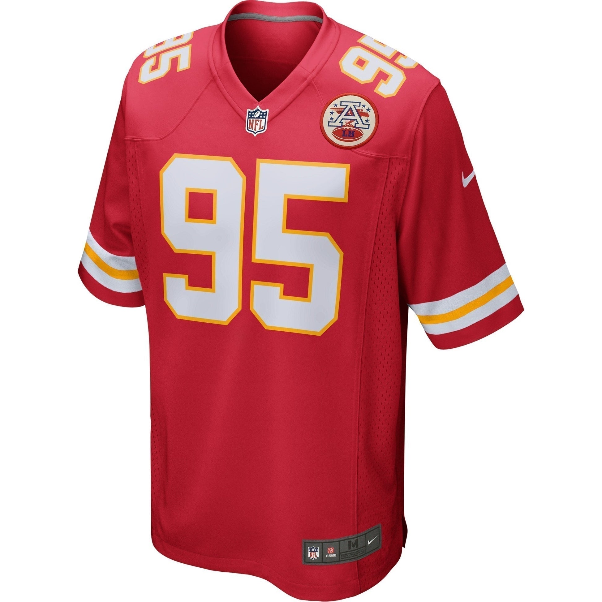 Chris Jones Kansas City Chiefs Game Jersey - Red football jersey product view 2