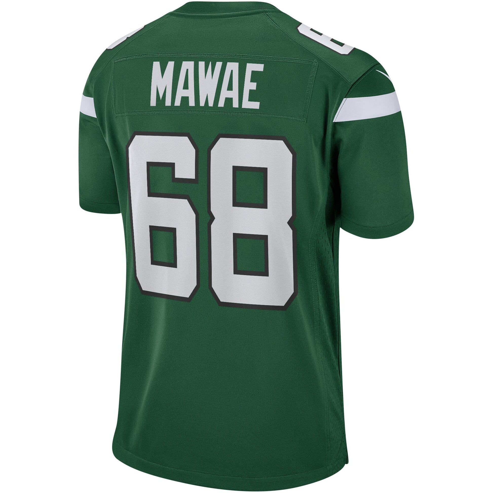 Kevin Mawae New York Jets Game Retired Jersey - Gotham Green football jersey product view 3