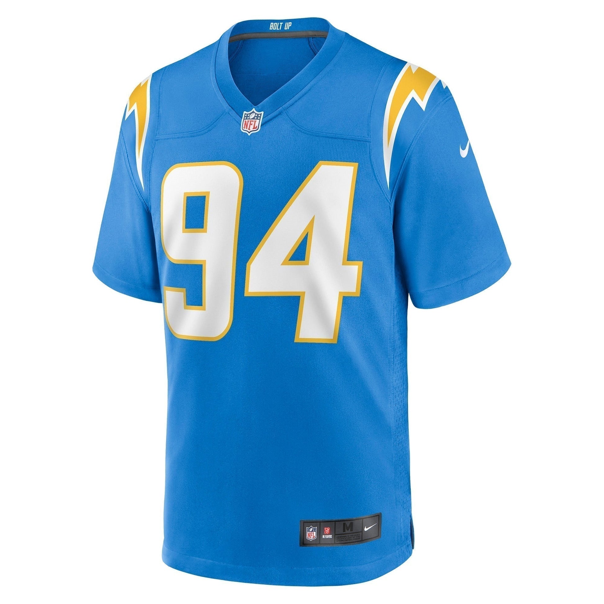 Chris Rumph II Los Angeles Chargers Game Jersey - Powder Blue football jersey product view 2