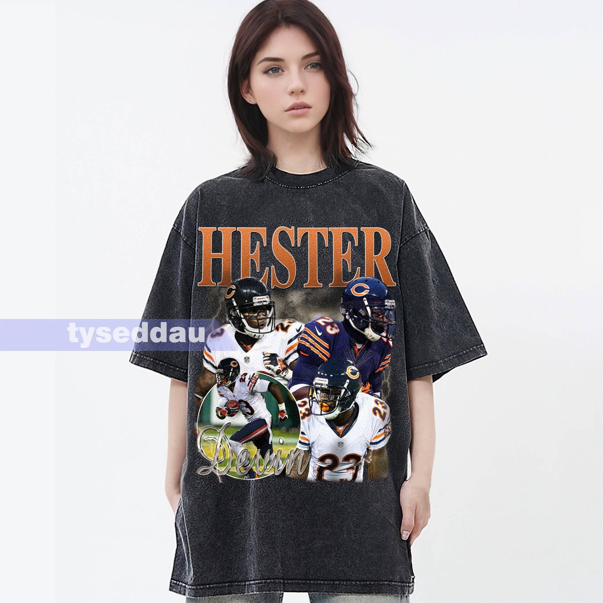 Devin Hester Retro 90's Graphic T-Shirt  Vintage Style Unisex T-shirt, Sweatshirt, Hoodie, Long Sleeve Tee - T-Shirt, Sweatshirt, Hoodie