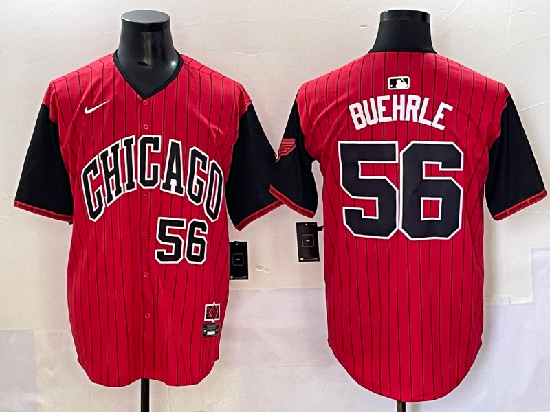 Men's Chicago White Sox Mark Buehrle Red 2025 City Connect Limited Player Jersey baseball jersey product view 1