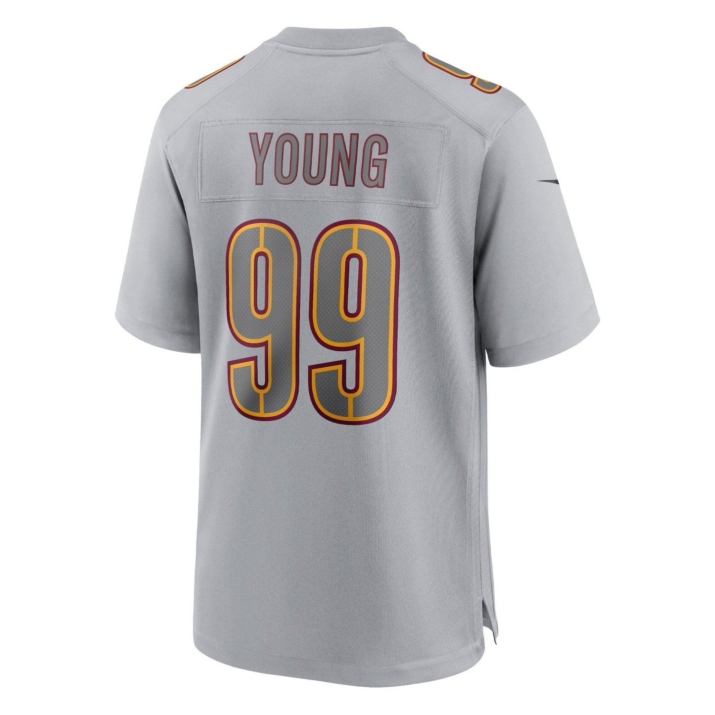 Chase Young Washington Commanders Atmosphere Fashion Game Jersey - Gray football jersey product view 3