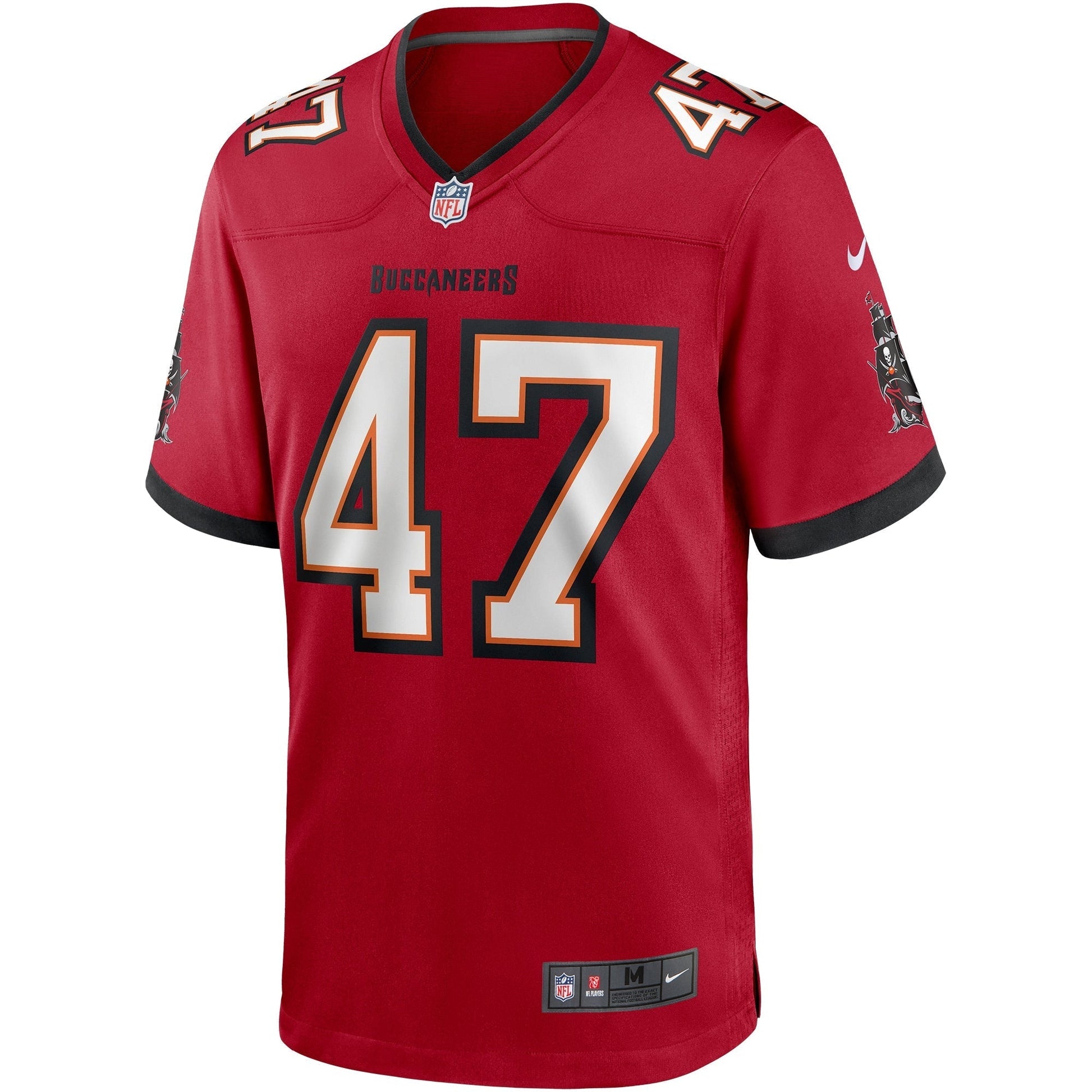 Tampa Bay Buccaneers John Lynch Red Game Retired Player Jersey football jersey product view 2