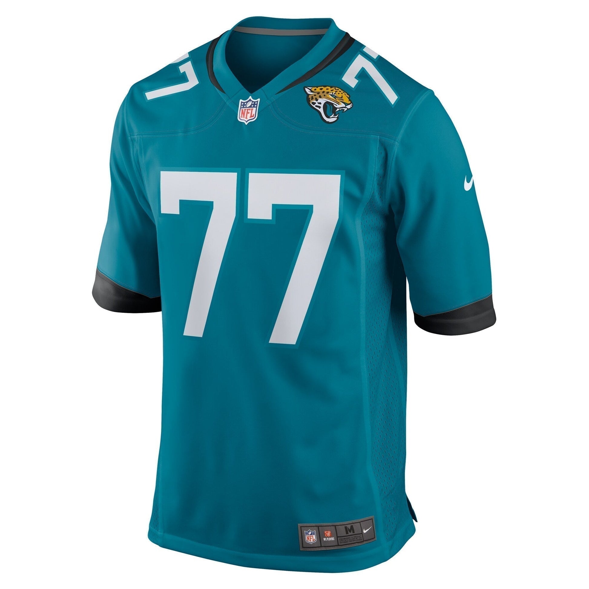Anton Harrison Jacksonville Jaguars Game Jersey - Teal football jersey product view 2