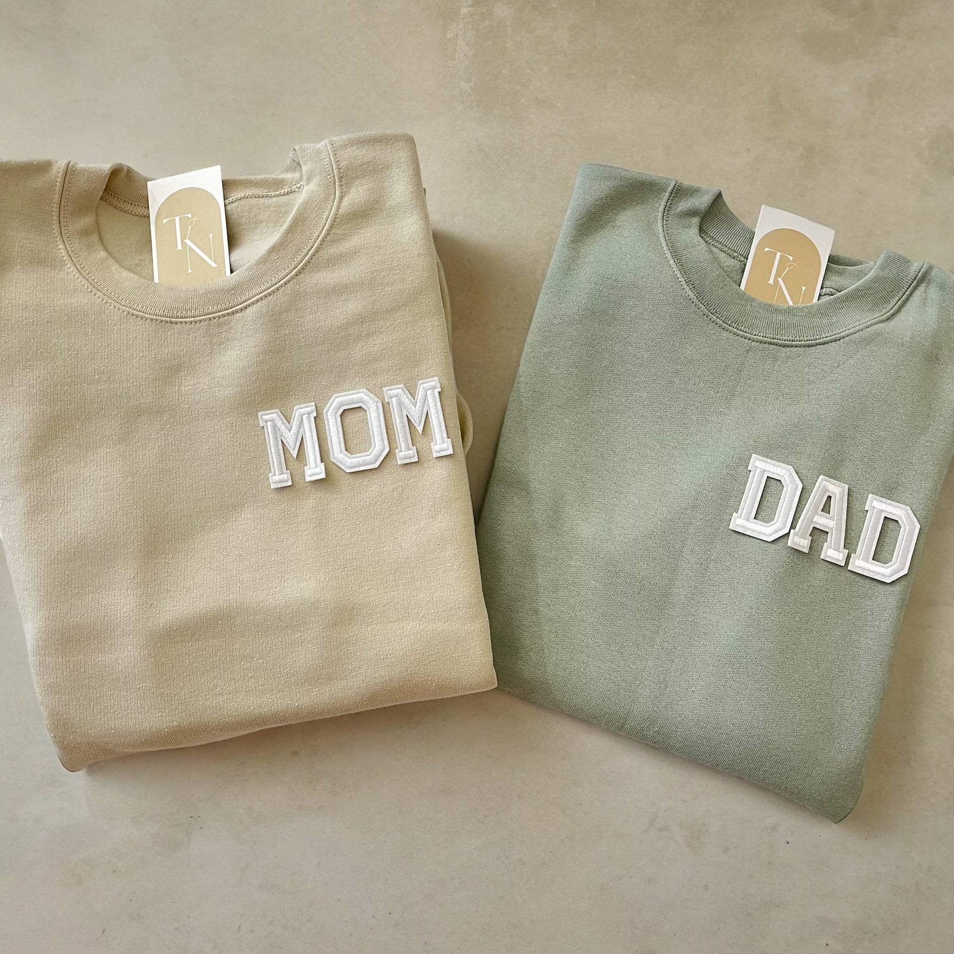 Mom Sweatshirt | Dad Sweatshirt | Mom and Dad Sweatshirt Unisex T-shirt, Sweatshirt, Hoodie, Long Sleeve Tee - T-Shirt, Sweatshirt, Hoodie
