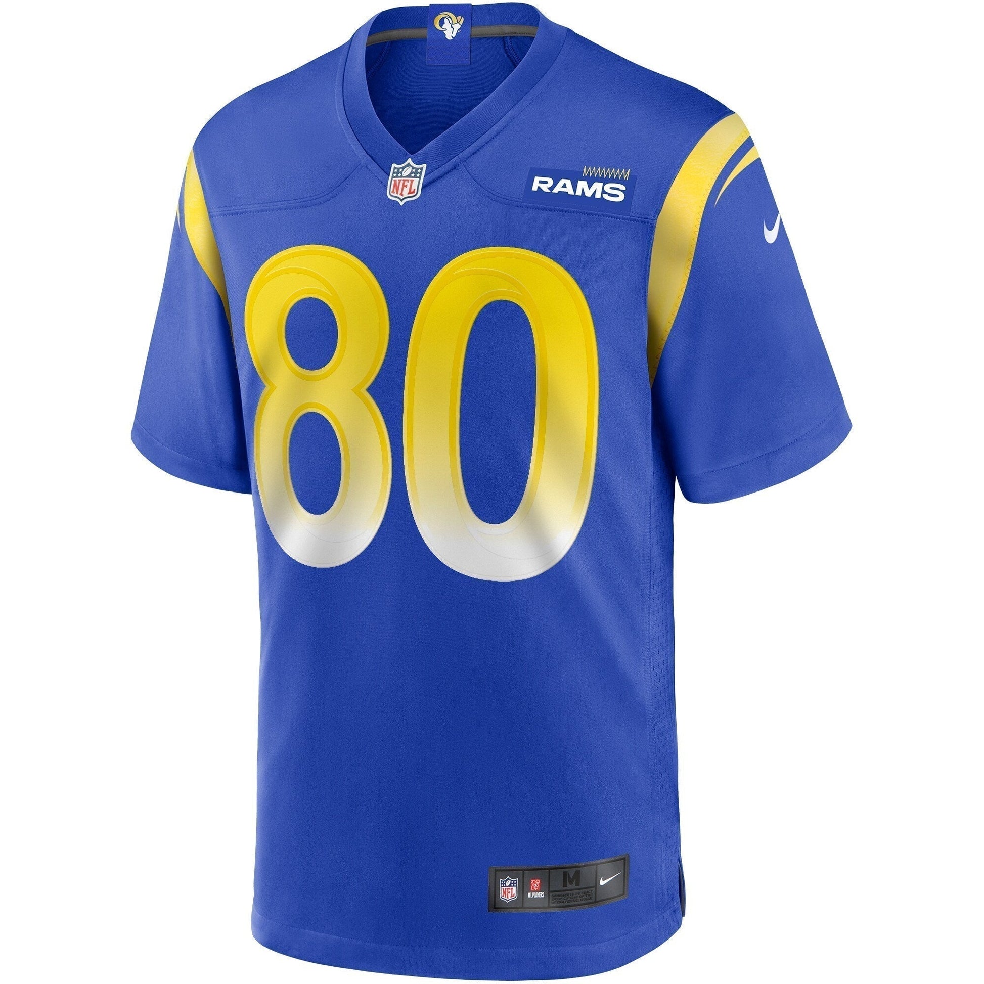 Isaac Bruce Los Angeles Rams Game Retired Jersey - Royal football jersey product view 2